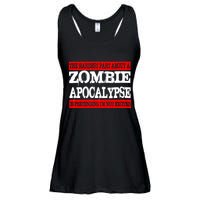 The Hardest Part About The Zombie Apocalypse Is Pretending I'm Not Excited Ladies Essential Flowy Tank