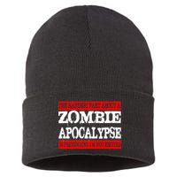 The Hardest Part About The Zombie Apocalypse Is Pretending I'm Not Excited Sustainable Knit Beanie
