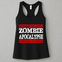 The Hardest Part About The Zombie Apocalypse Is Pretending I'm Not Excited Womens Tank Top