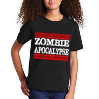 The Hardest Part About The Zombie Apocalypse Is Pretending I'm Not Excited Kids T-Shirt