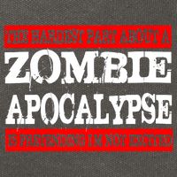 The Hardest Part About The Zombie Apocalypse Is Pretending I'm Not Excited Cotton Canvas Backpack