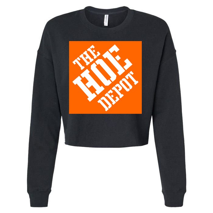 The Hoe Depot Cropped Pullover Crew