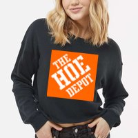 The Hoe Depot Cropped Pullover Crew