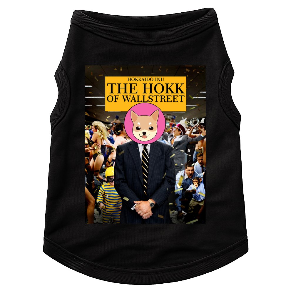 The Hokk of Wallstreet Hokkaido Inu Coin Crypto Currency Doggie Tank