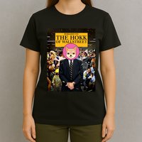 The Hokk of Wallstreet Hokkaido Inu Coin Crypto Currency T-Shirt