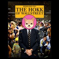 The Hokk of Wallstreet Hokkaido Inu Coin Crypto Currency T-Shirt