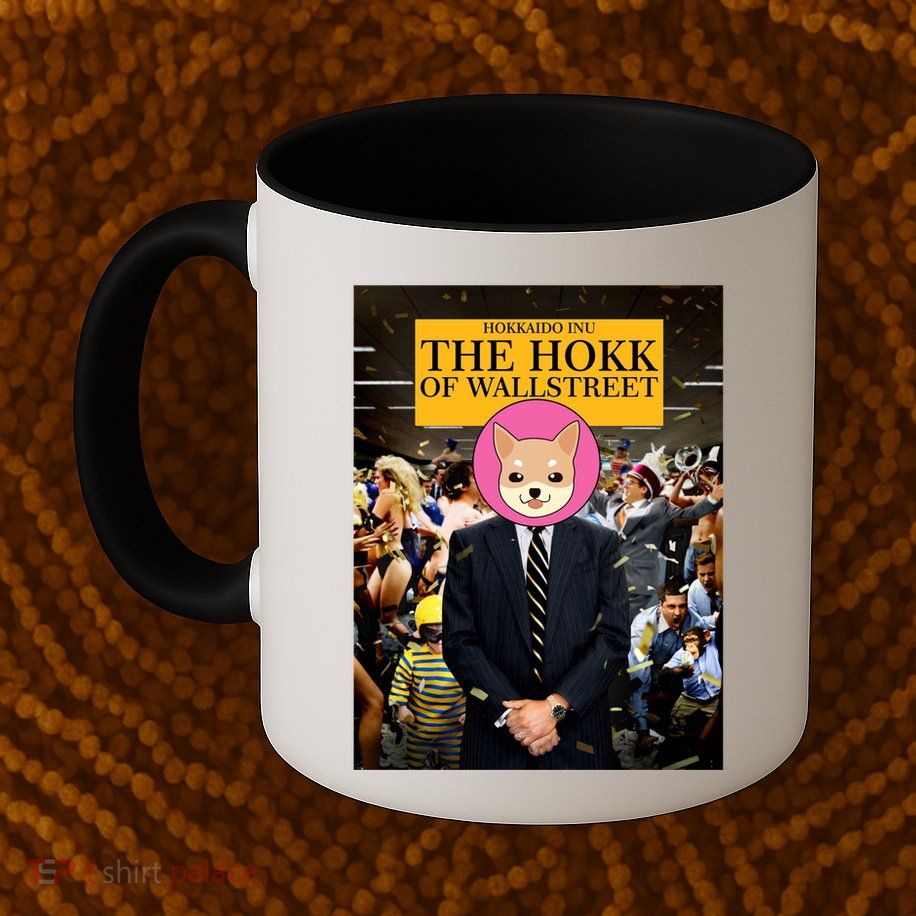 The Hokk of Wallstreet Hokkaido Inu Coin Crypto Currency Mug