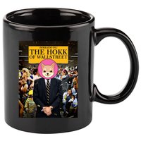 The Hokk of Wallstreet Hokkaido Inu Coin Crypto Currency 11oz C Handle Ceramic Mug