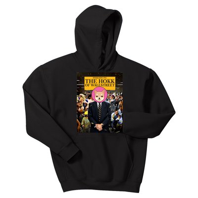 The Hokk of Wallstreet Hokkaido Inu Coin Crypto Currency Kids Hoodie