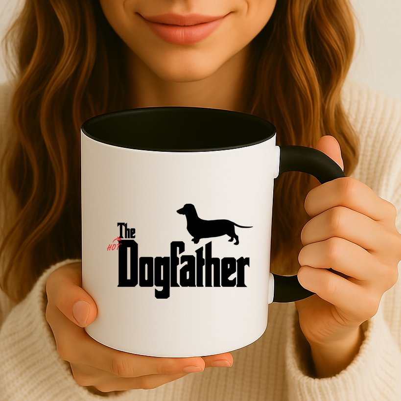 The Hot Dog DogFather Mug