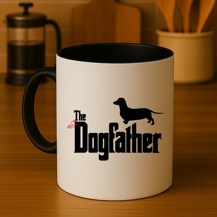 The Hot Dog DogFather Mug