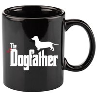 The Hot Dog DogFather 11oz C Handle Ceramic Mug