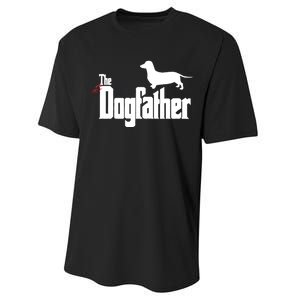 The Hot Dog DogFather Performance Sprint T-Shirt