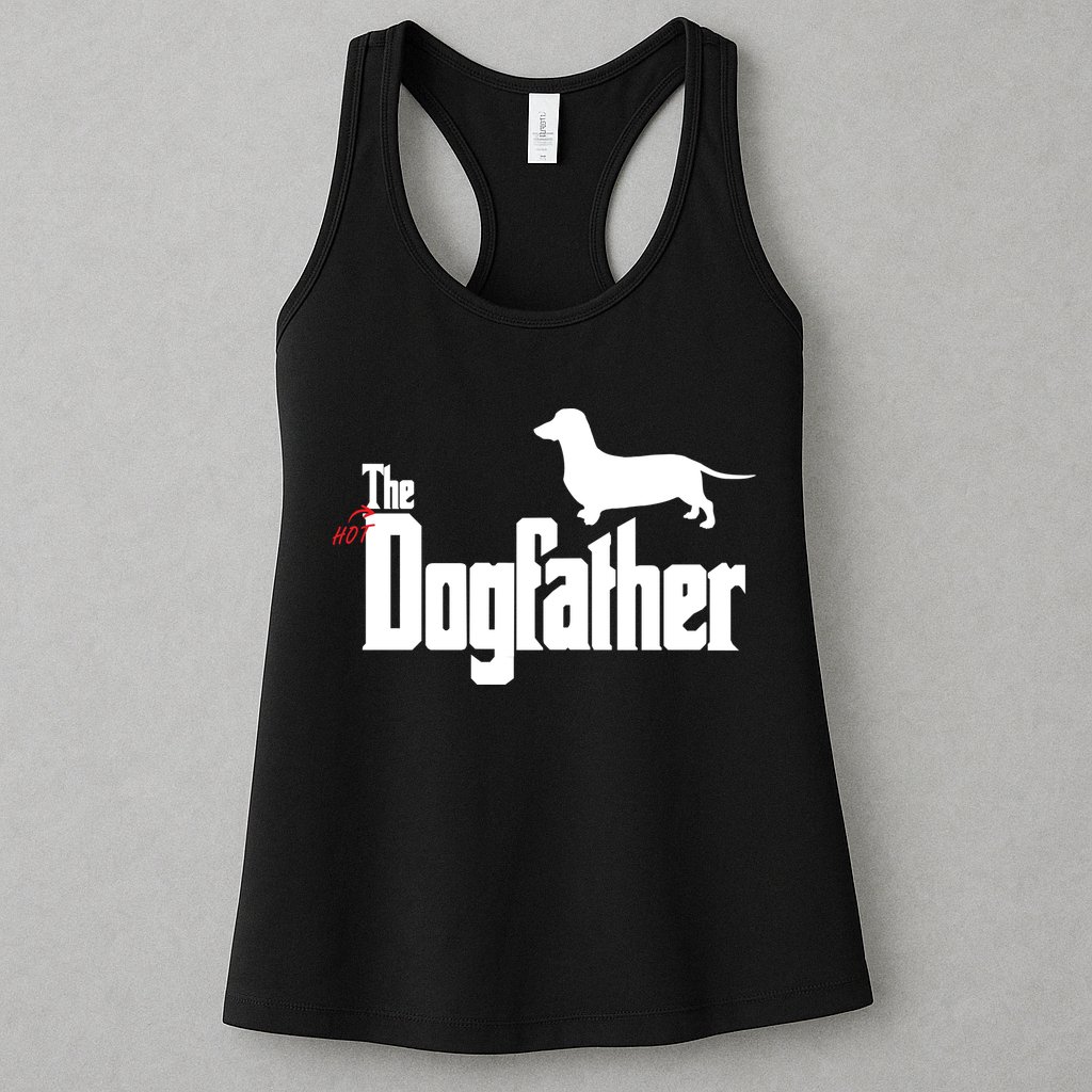 The Hot Dog DogFather Womens Tank Top