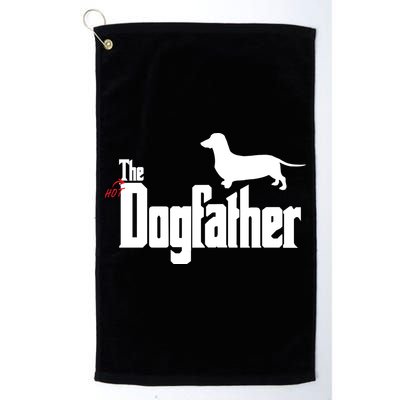 The Hot Dog DogFather Golf Towel