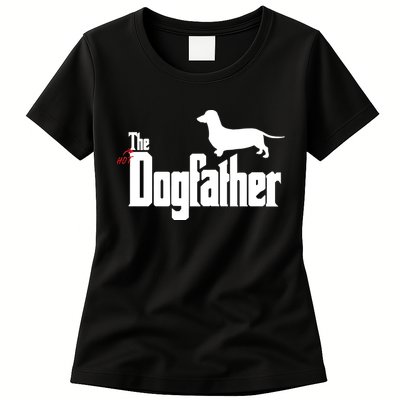 The Hot Dog DogFather Womens T-Shirt