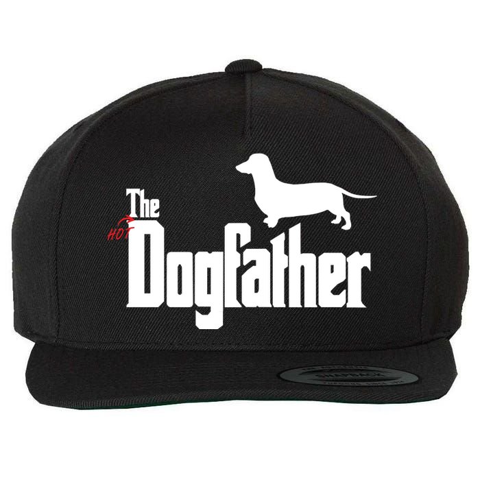 The Hot Dog DogFather Wool Snapback Cap