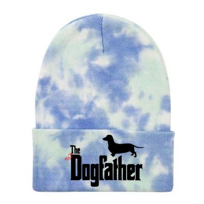 The Hot Dog DogFather Tie Dye 12in Knit Beanie