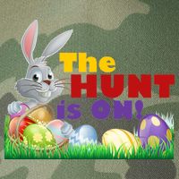 The Hunt is On! Easter Rabbit Egg Hunt Legacy Tie Dye Trucker Hat