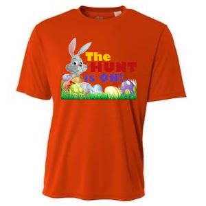 The Hunt is On! Easter Rabbit Egg Hunt Cooling Performance Crew T-Shirt