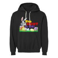 The Hunt is On! Easter Rabbit Egg Hunt Garment-Dyed Fleece Hoodie