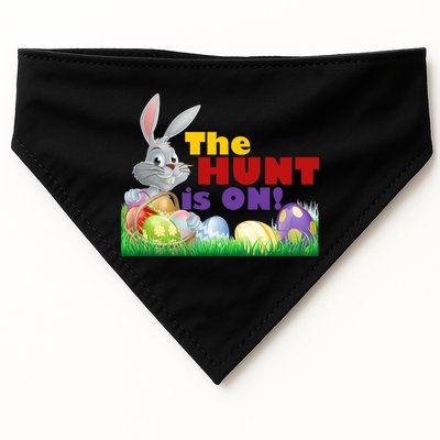 The Hunt is On! Easter Rabbit Egg Hunt USA-Made Doggie Bandana