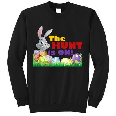 The Hunt is On! Easter Rabbit Egg Hunt Sweatshirt