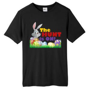 The Hunt is On! Easter Rabbit Egg Hunt Tall Fusion ChromaSoft Performance T-Shirt