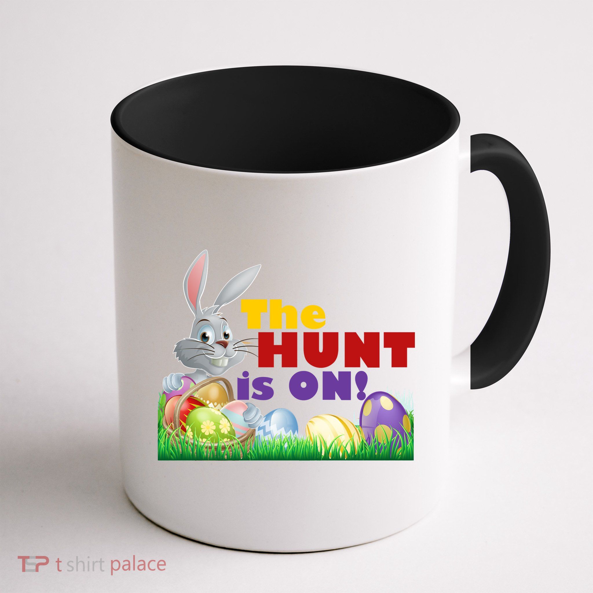 The Hunt is On! Easter Rabbit Egg Hunt Mug