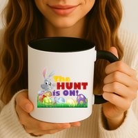 The Hunt is On! Easter Rabbit Egg Hunt Mug