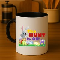 The Hunt is On! Easter Rabbit Egg Hunt Mug