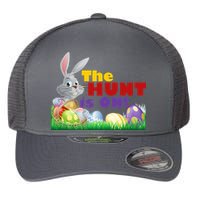 The Hunt is On! Easter Rabbit Egg Hunt Flexfit Unipanel Trucker Cap