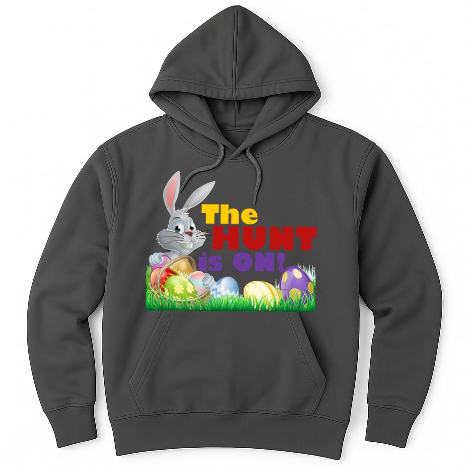The Hunt is On! Easter Rabbit Egg Hunt Hoodie