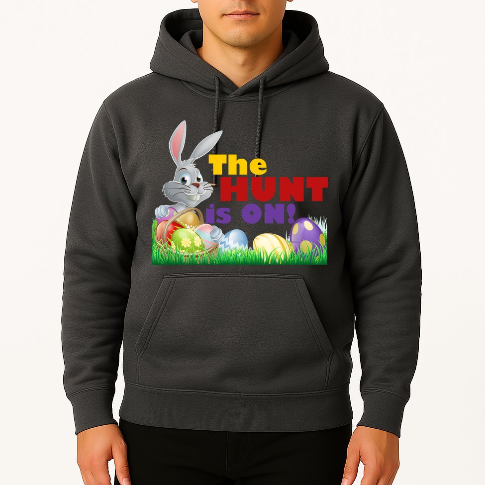 The Hunt is On! Easter Rabbit Egg Hunt Hoodie