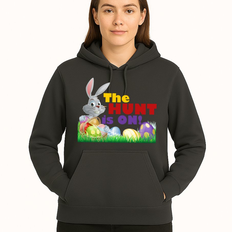 The Hunt is On! Easter Rabbit Egg Hunt Hoodie