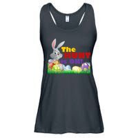 The Hunt is On! Easter Rabbit Egg Hunt Ladies Essential Flowy Tank