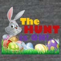 The Hunt is On! Easter Rabbit Egg Hunt Sustainable Beanie
