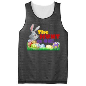 The Hunt is On! Easter Rabbit Egg Hunt Mesh Reversible Basketball Jersey Tank