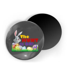 The Hunt is On! Easter Rabbit Egg Hunt Magnet