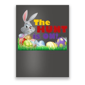 The Hunt is On! Easter Rabbit Egg Hunt Poster