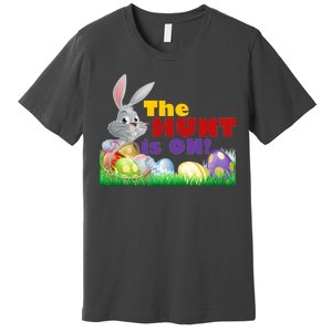 The Hunt is On! Easter Rabbit Egg Hunt Premium T-Shirt