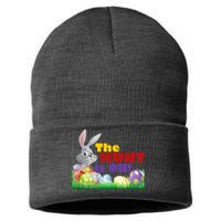 The Hunt is On! Easter Rabbit Egg Hunt Sustainable Knit Beanie