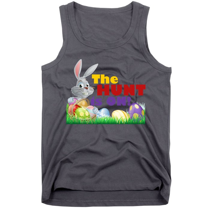 The Hunt is On! Easter Rabbit Egg Hunt Tank Top