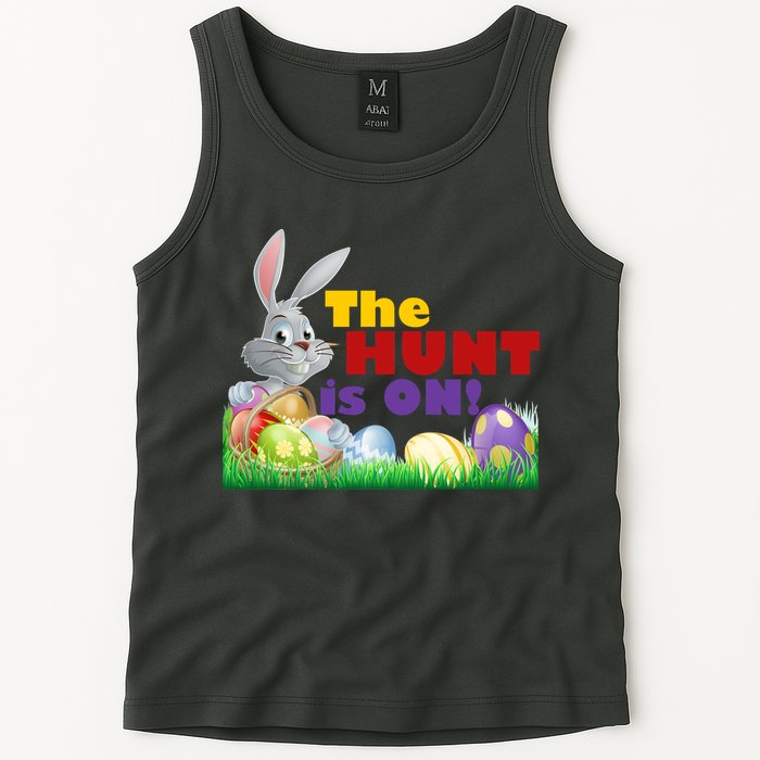 The Hunt is On! Easter Rabbit Egg Hunt Tank Top
