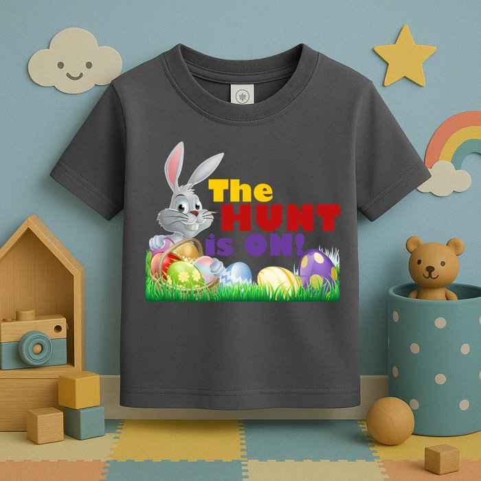 The Hunt is On! Easter Rabbit Egg Hunt Toddler T-Shirt