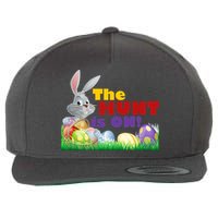 The Hunt is On! Easter Rabbit Egg Hunt Wool Snapback Cap