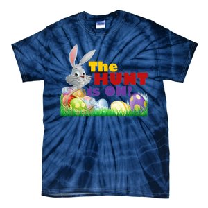 The Hunt is On! Easter Rabbit Egg Hunt Tie-Dye T-Shirt