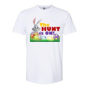 The Hunt is On! Easter Rabbit Egg Hunt Softstyle CVC T-Shirt