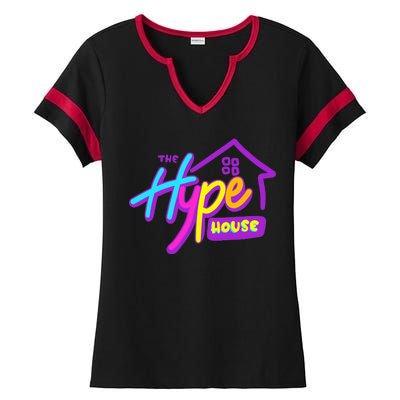 The Hype House Ladies Halftime Notch Neck Tee