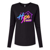 The Hype House Womens Cotton Relaxed Long Sleeve T-Shirt